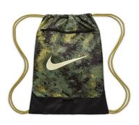 Nike Borsa da palestra Brasilia Drawstring 9.5 Camo DOP, Oil Green/Black/Coconut Milk, FZ2613-386, MISC, Oil Green/Black/Coconut Milk, Taglia unica, Sport, Olio verde/Black/Coconut Milk, Taille