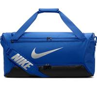 Nike Borsa sportiva unisex Nk Brsla M Duff - 9.5 (60L), Game Royal/Black/Metallic Silver, DH7710-480, MISC, Game Royal/Black/Metallic Silver, 60 L, Sport