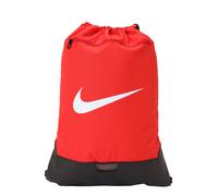 NIKE Borsone da palestra 'Brasilia 9.5' rosso / nero / bianco Uomo NIKE One Size rosso / nero / bianco