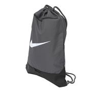 NIKE Borsone sportivo da palestra 'Brasilia' grigio scuro / nero / bianco Uomo NIKE One Size grigio scuro / nero / bianco