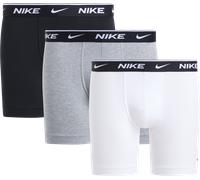 Set di 3 boxer lunghi Everyday in cotone elasticizzato Nero L Tinta unita
