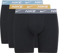 Nike Boxer Brief 3PK Intimo, Blk-DNM Trq./Inf Gld/Ant Move WB, XS Uomo
