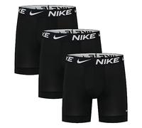 Nike - Dri-Fit Essential Micro - Confezione da 3 paia di boxer aderenti neri in microfibra Dri-FIT-Nero M