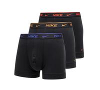 Boxer Nike Trunk nero rosso arancione (3 unità) - S