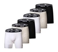 Nike Boxer Uomo Pantaloncini,6er Pacco - Boxer,Cotone Elasticizzato,Bianco e