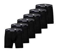 Nike Boxer Uomo Pantaloncini,6er Pacco - Boxer,Cotone Elasticizzato,Bianco e