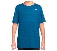 Maglietta per ragazzi Nike Kids Miler Dri-Fit - green abyss/green abyss - Blu (S)