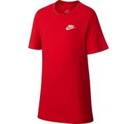 Nike Boy's Top K NSW Tee EMB Futura, University Red/White, AR5254-657, L
