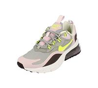 Nike BQ0103-010-6.5Y Bambini e Ragazzi Air Max 270 React (GS) Particle Grey/Lemon Venom/Iced Lilac/off Noir