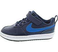 Nike BQ5451-403 Nike Court Borough Low 2 Bambino, Midnight Navy/Imperial Blue-Black EU 28