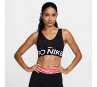 NIKE Reggiseno sportivo 'INDY' nero / bianco, Taglia L
