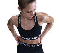 Bra non imbottito a sostegno leggero Nike Pro - Donna - Nero XL