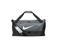 Nike Brasilia 9.5 Borsone Iron Grigio/Nero/Bianco Taglia Unica