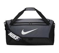 Nike Brasilia Borsone, Unisex - Adulto, Flint Grey/Black/White, Taglia Unica