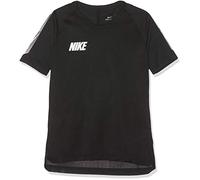 Nike Breathe Squad Top Short-Sleeve 19, Maglietta Calcio Bimbo, Black/White/White, M
