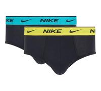 Nike Brief 2PK Intimo, Black-Lightening/Dusty Cactus, XL Uomo