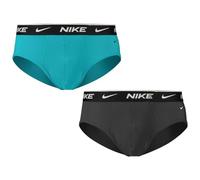 Nike Brief 2PK Underwear, Set di 2 Slip Everyday 0000KE1084 (IT, Testo, L, Regular, Regular, Dusty Cactus/Anthracite)