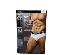 Nike Slip Everyday Cotton Stretch Dri-Fit 3 Pezzi da Uomo S Multicolore