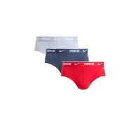 Boxer sportivi da uomo Nike Essential Cotton Stretch 3P - red/light armory navy/grey - Multicolore (S)