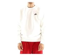 Felpa da tennis da uomo Nike Swoosh Club Crew M - white/black XXL