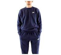 Nike Sportswear Felpa 'Club Fleece' marino / bianco, Taglia XL