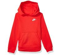 NIKE Bv3757-657 B NSW Hoodie Po Club Maglia Lunga University Red e White XS
