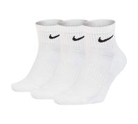 Nike Everyday Cushioned Calzini, Bianco (White/Black), L Uomo