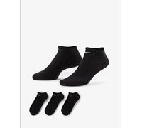 Nike Calze Fantasmini Unisex Everyday Cushioned (3 paia) - 010 (Nero/Bianco)