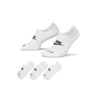 Nike Calze Fantasmino Tris Pack Bianco L