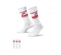Nike 3-Pack Essential Stripe Socks - Bianco, bianco M