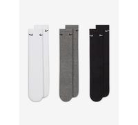 Nike Calze Everyday Cush 3 Paia Bianco Grigio Nero