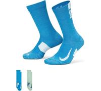 Nike Calze unisex Multiplier (2 paia) Sport/Tempo Libero - 928 (Multicolor)