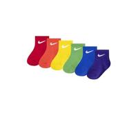 Nike Calzini Bambino, Pack da 3, Crew, HBR SPORT BN0679 (multicolore, 5-7 anni)
