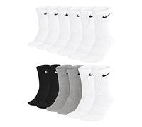 Nike U Everyday Cush Crew 3PR - calzini lunghi - uomo L White unisex