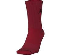 Nike Calzini unisex U J EVERYDAY CUSH POLY CREW 3PR - 144 CALZINI, ROSSO DA PALESTRA (NERO)/NERO(ROSSO GYM)/BIANCO (GYM, L