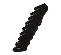 Nike Training - Everyday Cushioned Plus - Confezione da 6 paia di calzini sportivi ammortizzati neri-Nero M