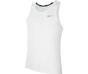 Nike Canotta Runnig Dri-Fit Miler Bianco Grigio Uomo XL