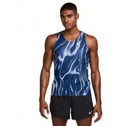 Nike Canotta Running Aeroswift Aop Coastal Blue Uomo S