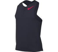 Nike Canottiera da Running Dri-Fit ADV Aeroswift - Uomo, Obsidian/Bright Crimson, FN4231-451, L