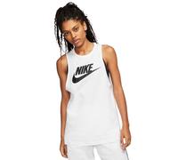 Nike Canottiera Logo Bianco Donna L