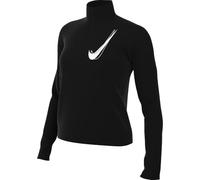Nike Capo Midlayer da Running con Zip A metà Lunghezza Dri-Fit Swoosh - Donna, Black, HJ2225-010, XL