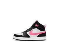 Nike CD7783-005 Nike Court Borough Mid 2 (PS) Uomo, Black/Sunset Pulse-White EU 30
