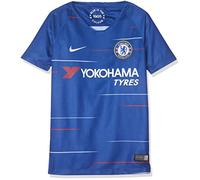 Nike Chelsea FC Breathe Stadium Jersey Short-Sleeve Home, T-Shirt Unisex Bambini, Rush Blue/White, S