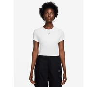 Nike Chill Crop W - T-shirt - Donna - Bianco L