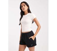 Shorts in French Terry a vita media 10 cm Nike Sportswear Chill Terry - Donna - Nero L (IT 48-50)