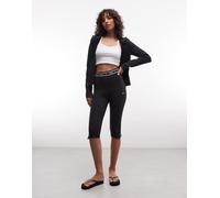 Nike - Chill - Pantaloni capri neri in jersey-Nero M