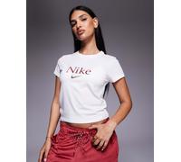 Nike - Chill - T-shirt bianca con logo grafico-Bianco L