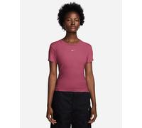 Nike Sportswear Chill Knit W - T-shirt - donna M Dark Pink woman Modal,Modal