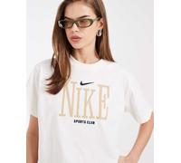 Nike Classic - T-shirt oversize bianca con grafica-Bianco M