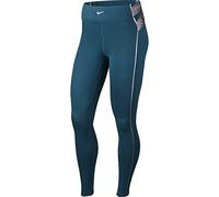 Nike CLN Hyperwarm Tights Donne Tights, Donna, Midnight Turq/Metallic Silver, S